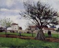 apple trees at pontoise 1868 Camille Pissarro